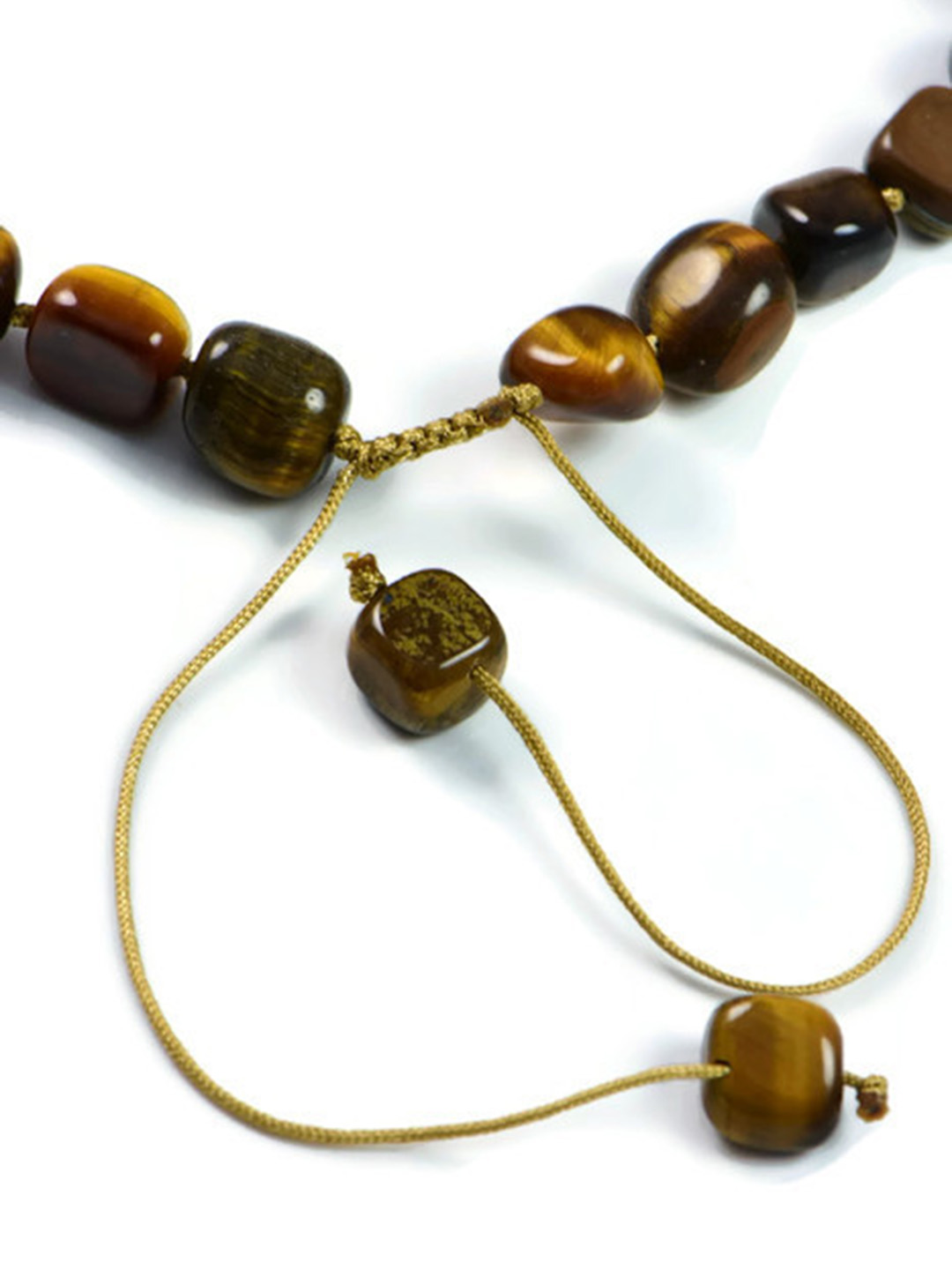 Tiger Eye Necklace 8mm Tiger's Eye Beads Hand Knotted Brown Tigers Eye Beads