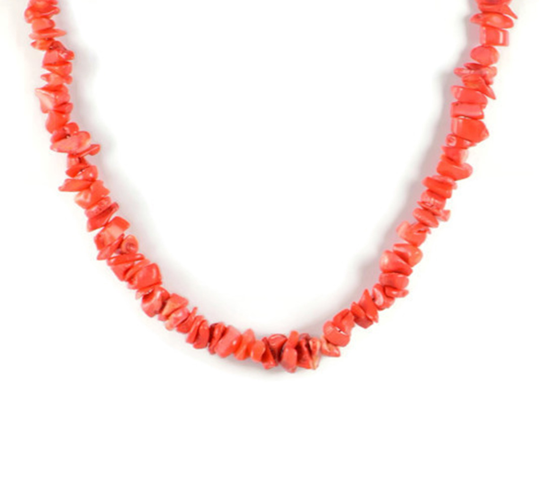 Red Coral Necklace with Sterling Silver – Nature Art Gallery Thailand  Jewelry