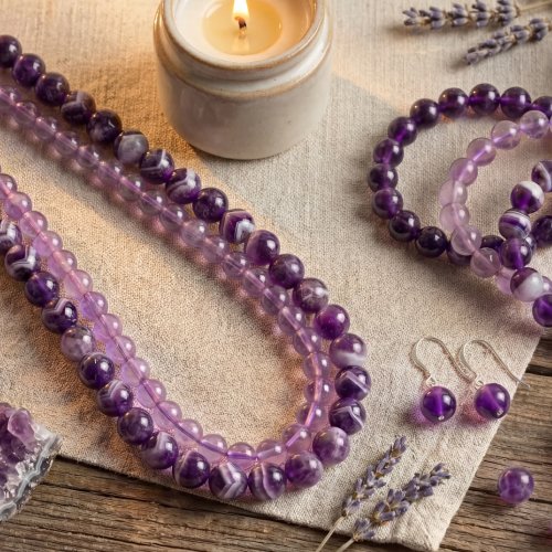 rose agate necklace ig